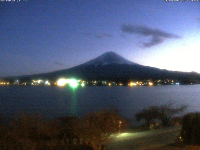 河口湖からの富士山