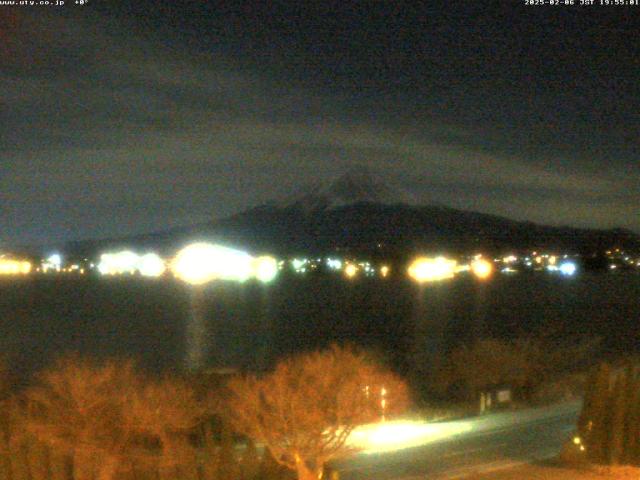 河口湖からの富士山