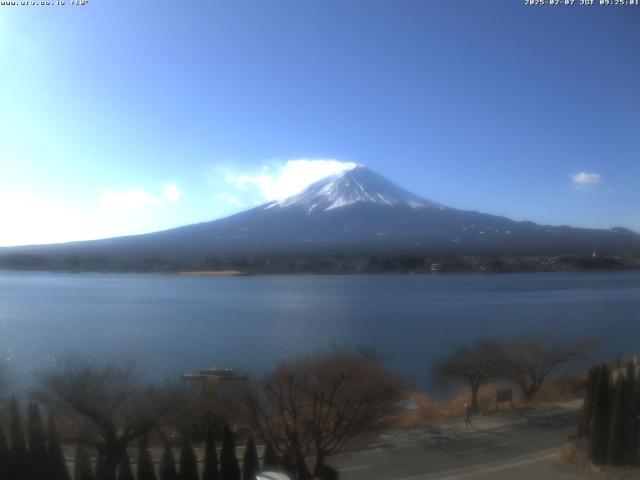 河口湖からの富士山