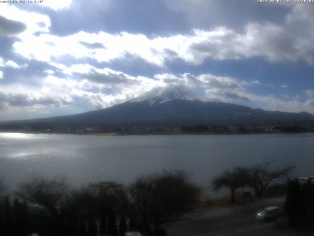 河口湖からの富士山