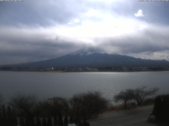 河口湖からの富士山