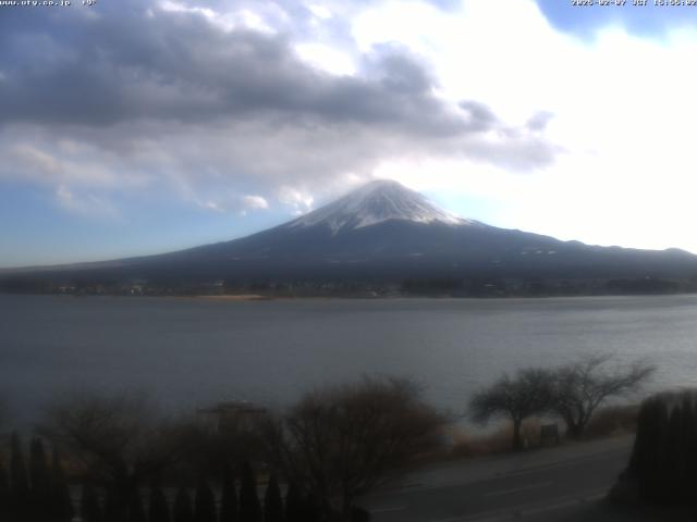 河口湖からの富士山