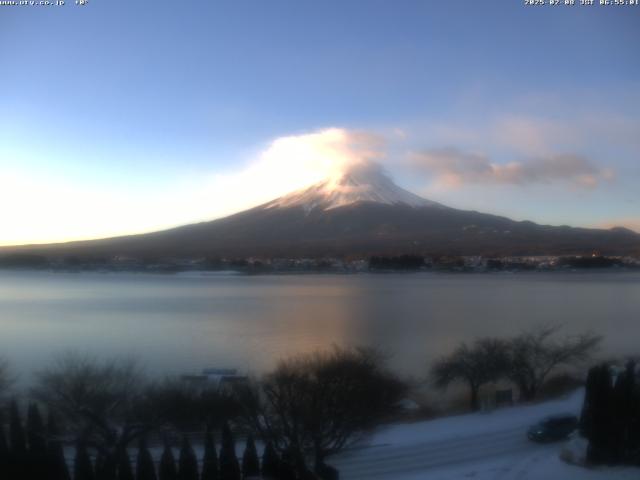 河口湖からの富士山