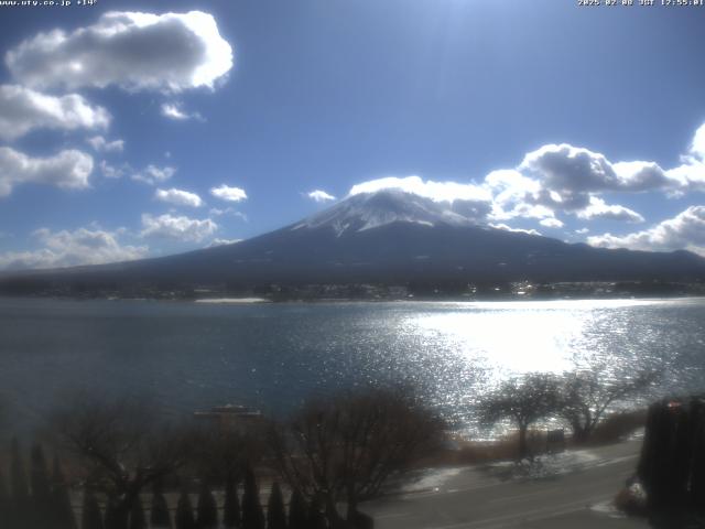 河口湖からの富士山