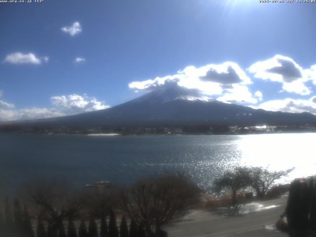 河口湖からの富士山