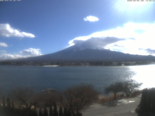 河口湖からの富士山