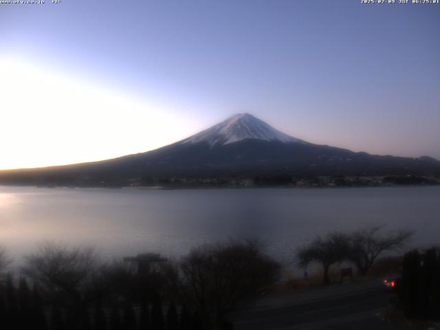 河口湖からの富士山