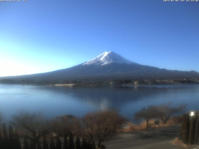 河口湖からの富士山
