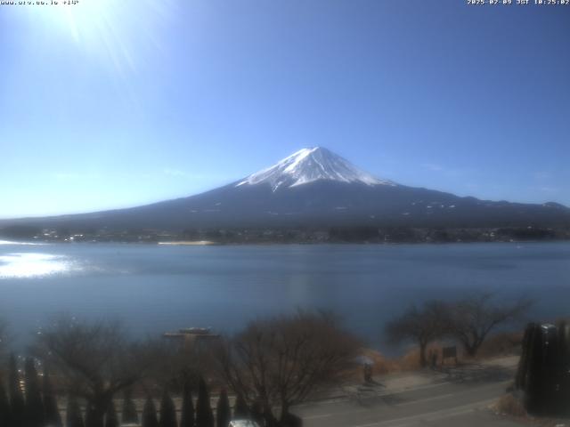 河口湖からの富士山