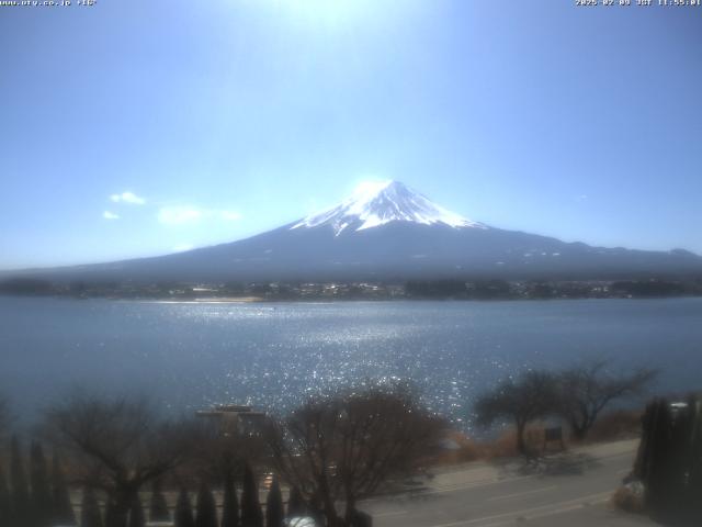 河口湖からの富士山