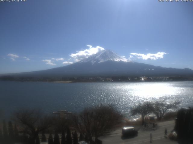 河口湖からの富士山