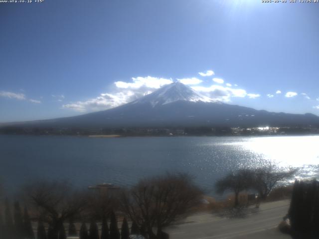 河口湖からの富士山