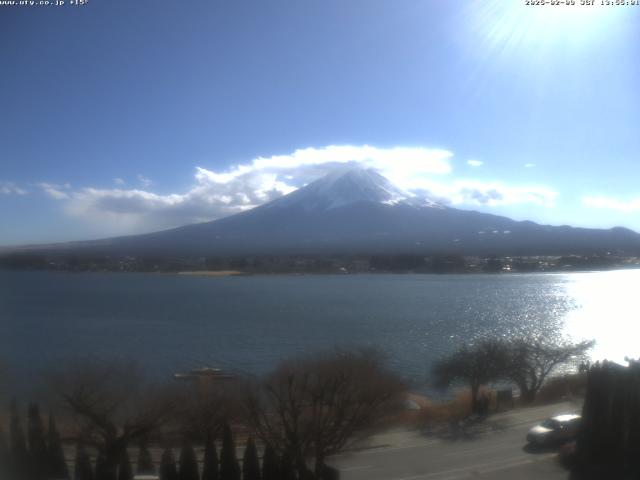 河口湖からの富士山