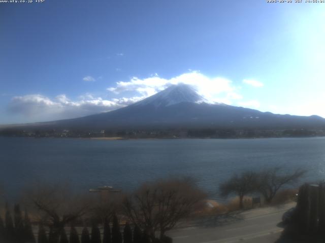 河口湖からの富士山