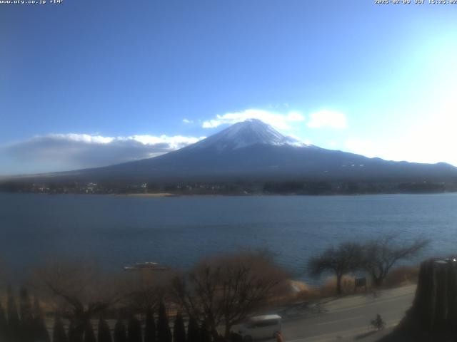 河口湖からの富士山