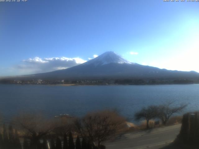 河口湖からの富士山