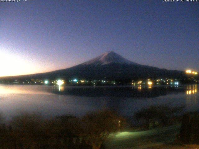 河口湖からの富士山