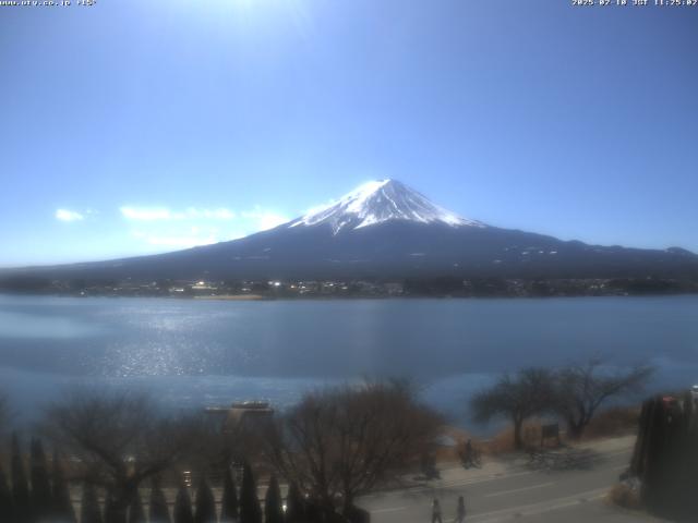 河口湖からの富士山