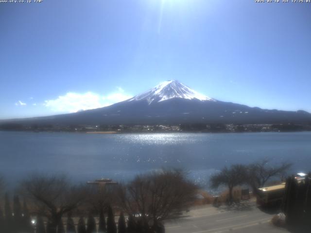 河口湖からの富士山