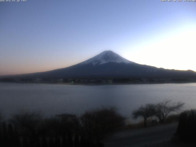 河口湖からの富士山