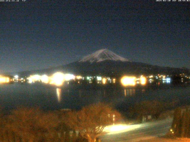 河口湖からの富士山