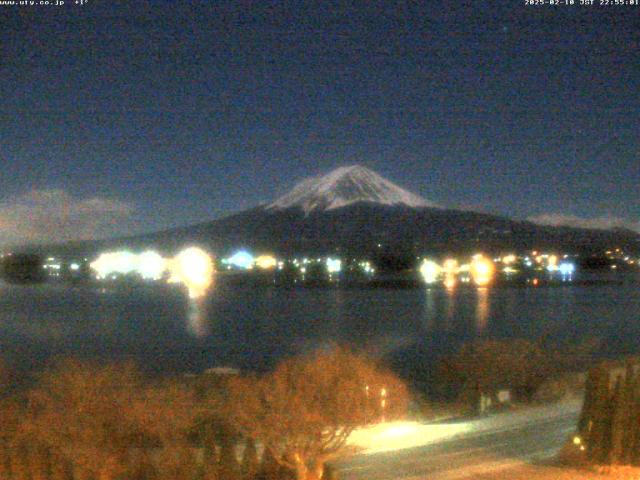 河口湖からの富士山