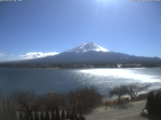 河口湖からの富士山