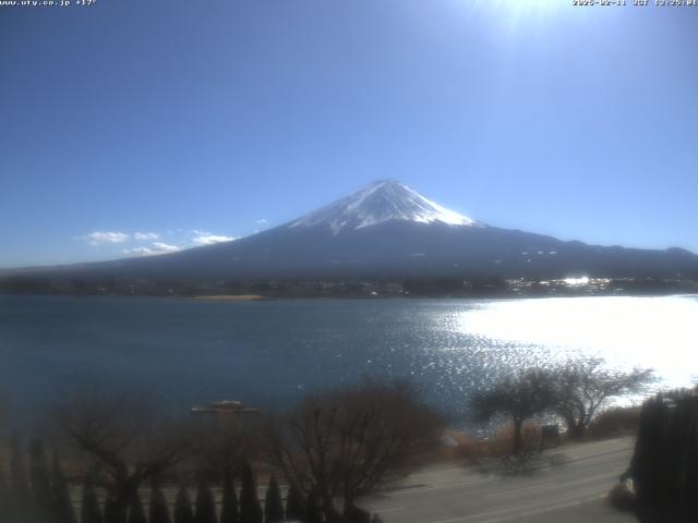 河口湖からの富士山