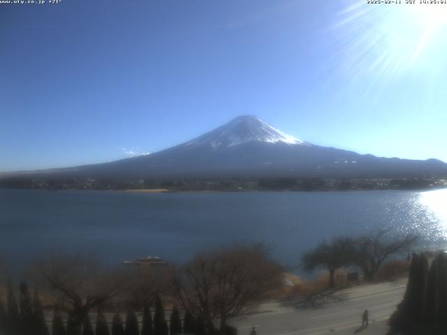 河口湖からの富士山
