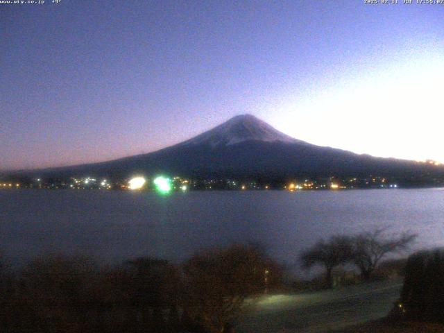 河口湖からの富士山