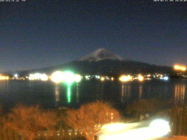 河口湖からの富士山