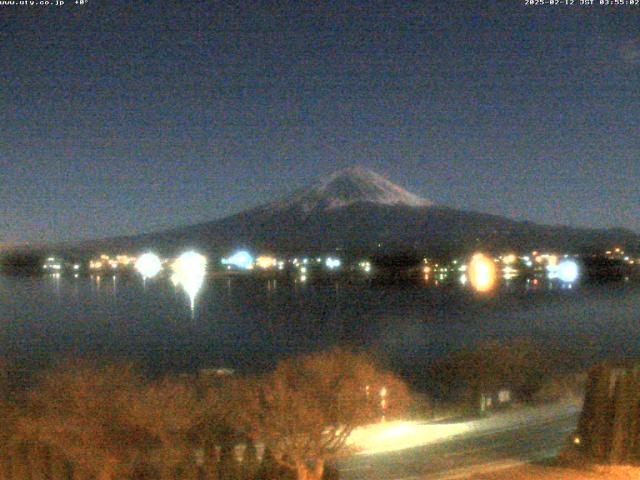 河口湖からの富士山