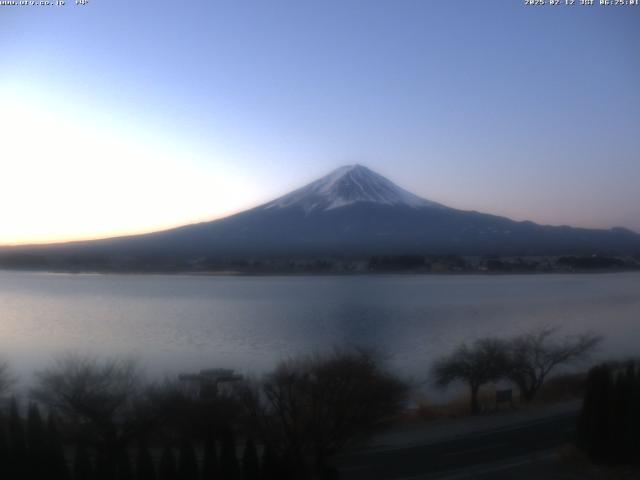 河口湖からの富士山