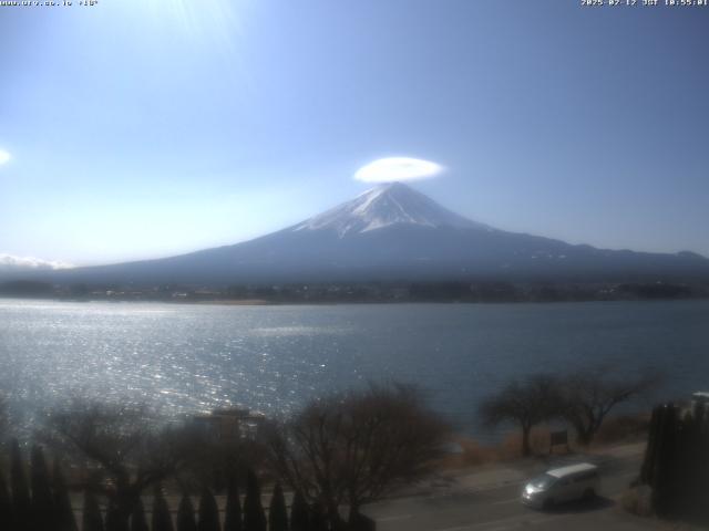 河口湖からの富士山
