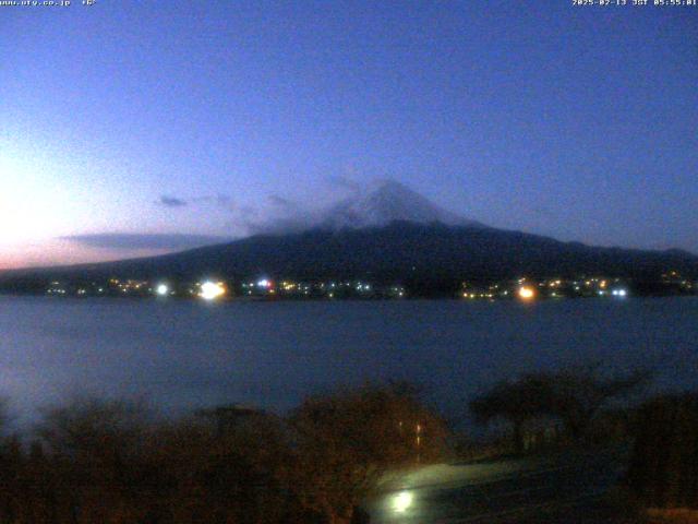 河口湖からの富士山