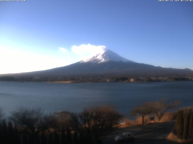 河口湖からの富士山