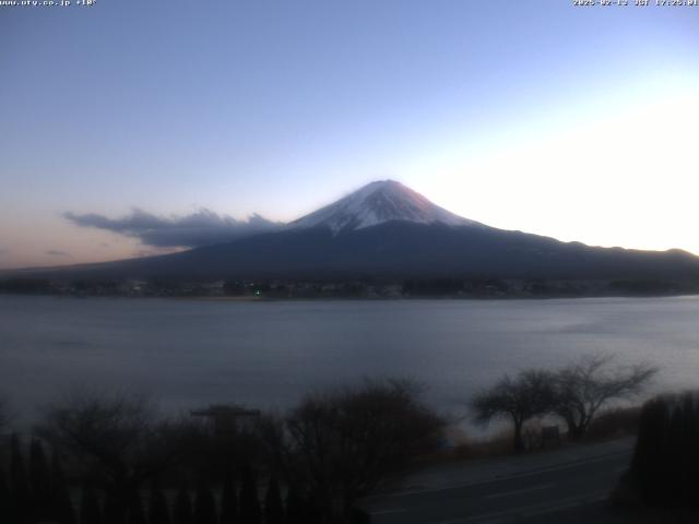 河口湖からの富士山