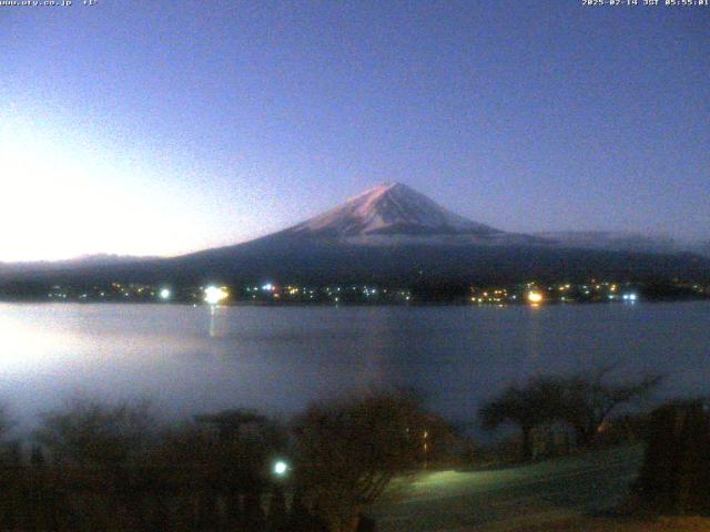 河口湖からの富士山