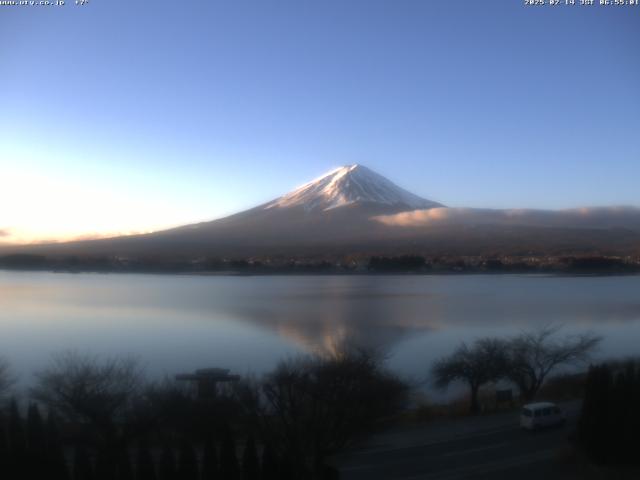 河口湖からの富士山