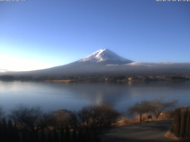 河口湖からの富士山