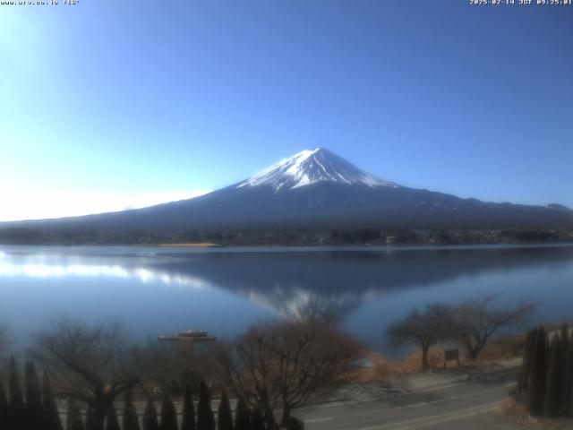 河口湖からの富士山