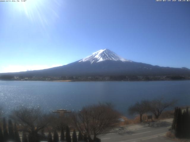 河口湖からの富士山