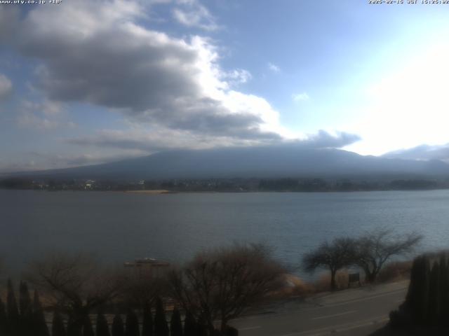 河口湖からの富士山