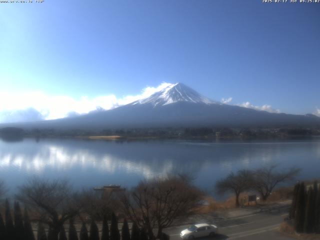 河口湖からの富士山