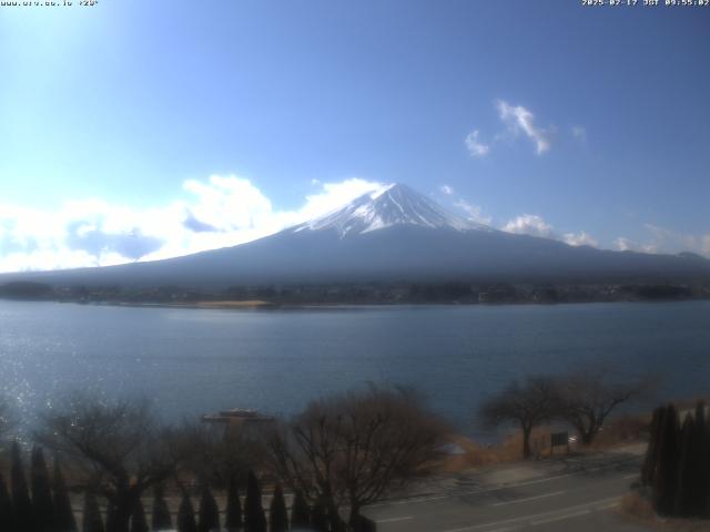 河口湖からの富士山