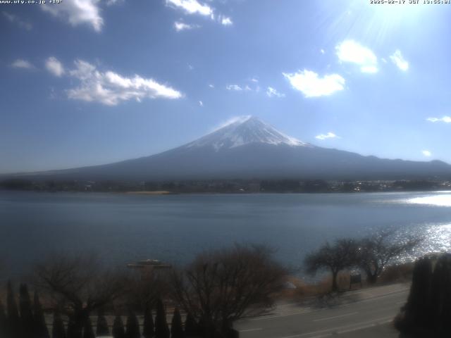 河口湖からの富士山
