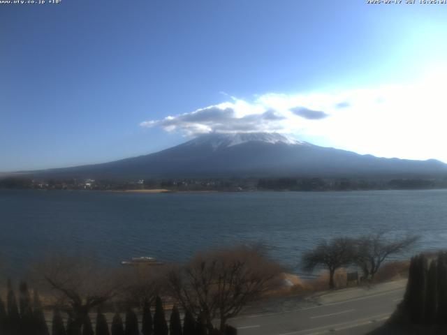 河口湖からの富士山