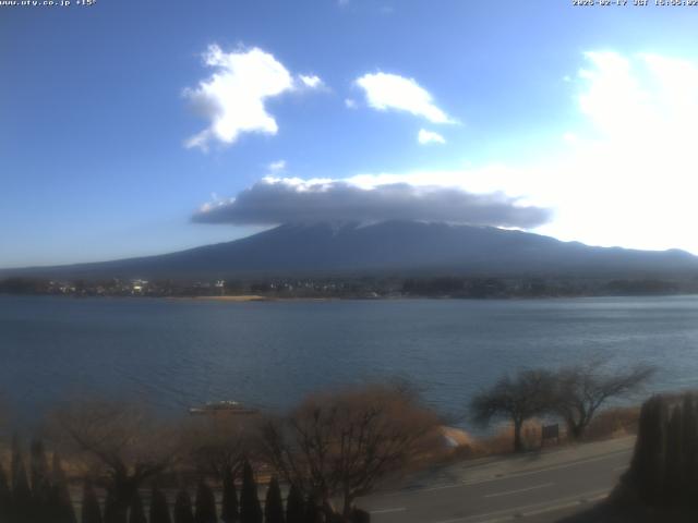 河口湖からの富士山