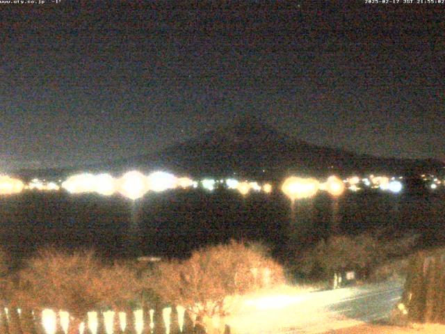 河口湖からの富士山