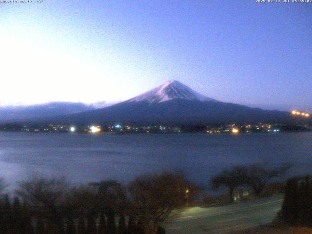 河口湖からの富士山